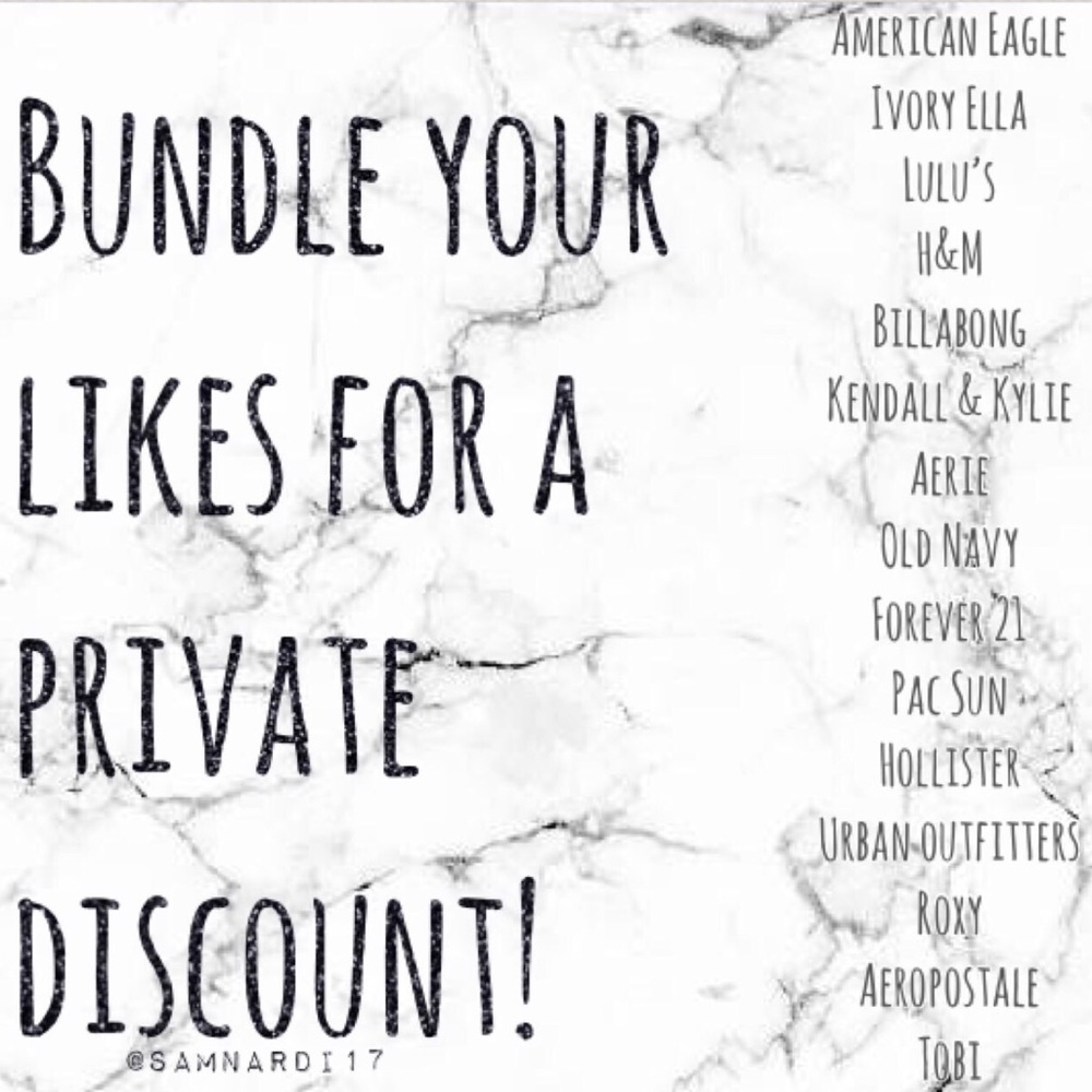 Deals on brand name clothing!
